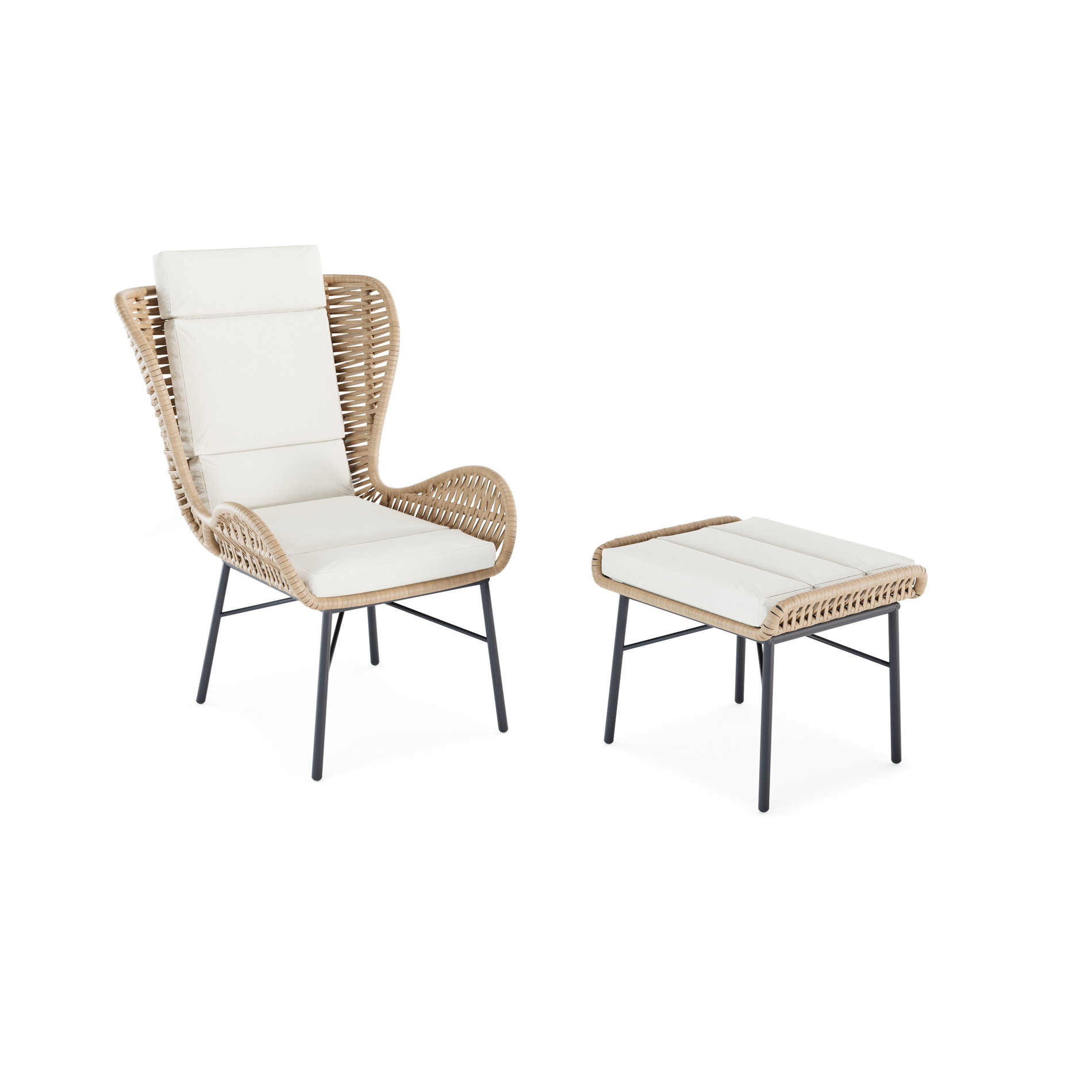 Mistral Sessel und Hocker